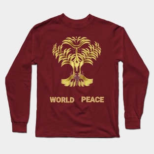 world peace art design. Long Sleeve T-Shirt